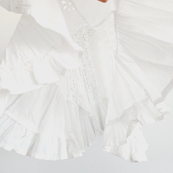 Free People White Eyelet Dress - Picture 7 of 11